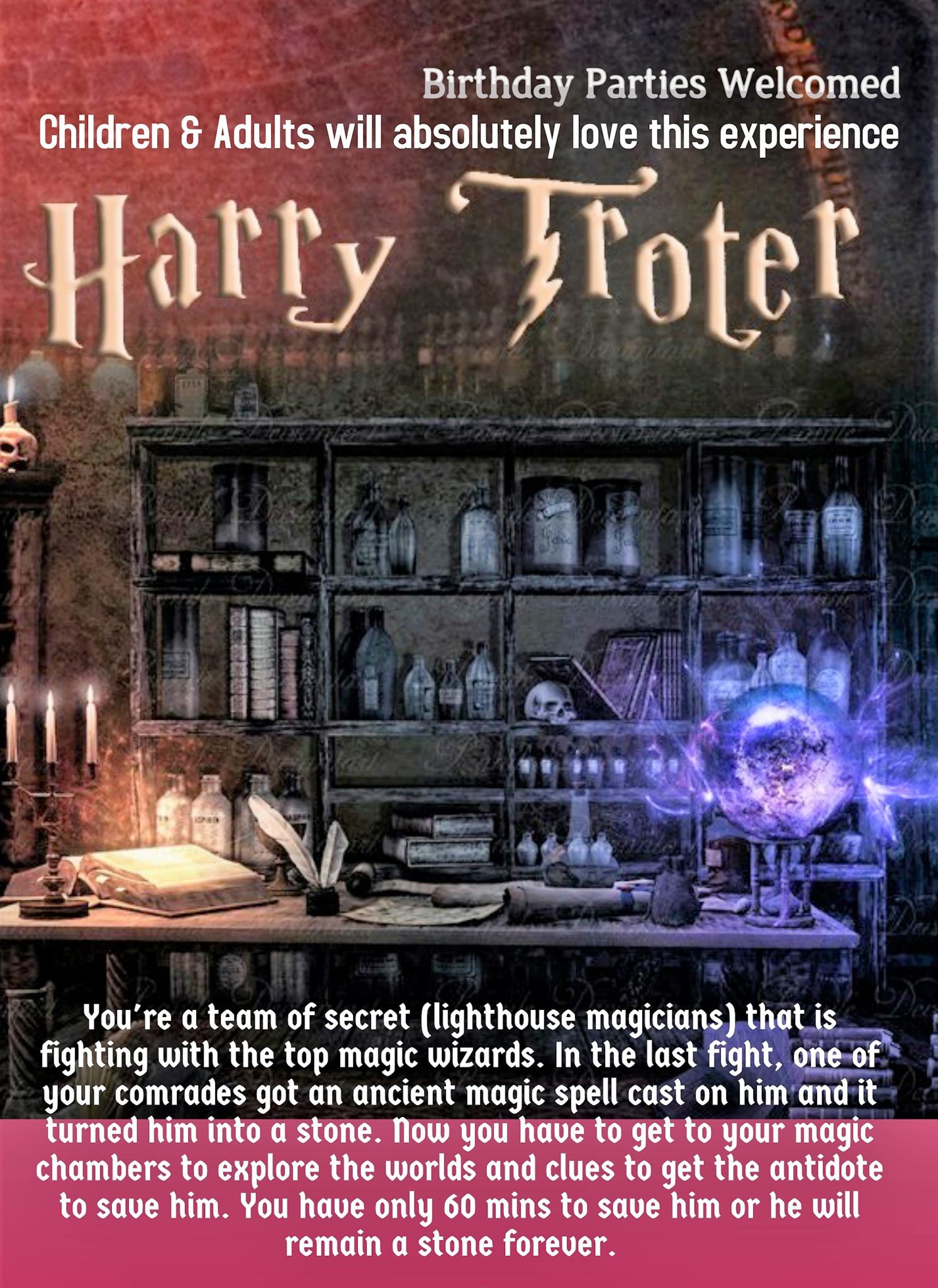 Harry Trotter (This room is not based off of any HP movies due to copyrights)